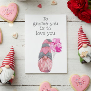 Carte Heureuse Sainte-Valentin À Gnome Vous êtes à vous