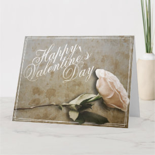 Carte Heureuse Sainte-Valentin avec Rose