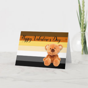 Carte Heureuse Sainte-Valentin gay ours LGBTQ