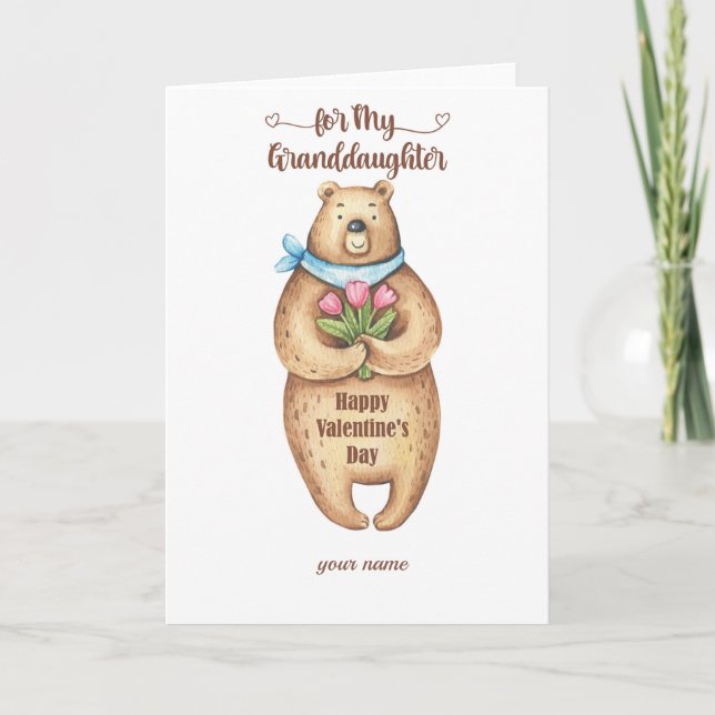 Carte Heureuse Sainte-Valentin Grandgirl (Devant)