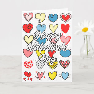 Carte Heureuse Sainte-Valentin Je t'entends
