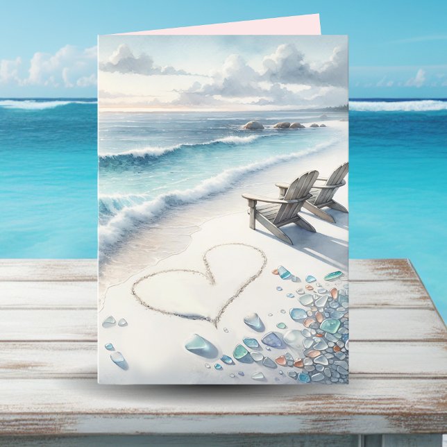 Carte Heureuse Sainte-Valentin | La côte romantique (Créateur téléchargé)