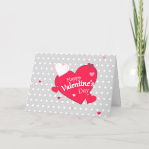 Carte Heureuse Sainte-Valentin mignonne