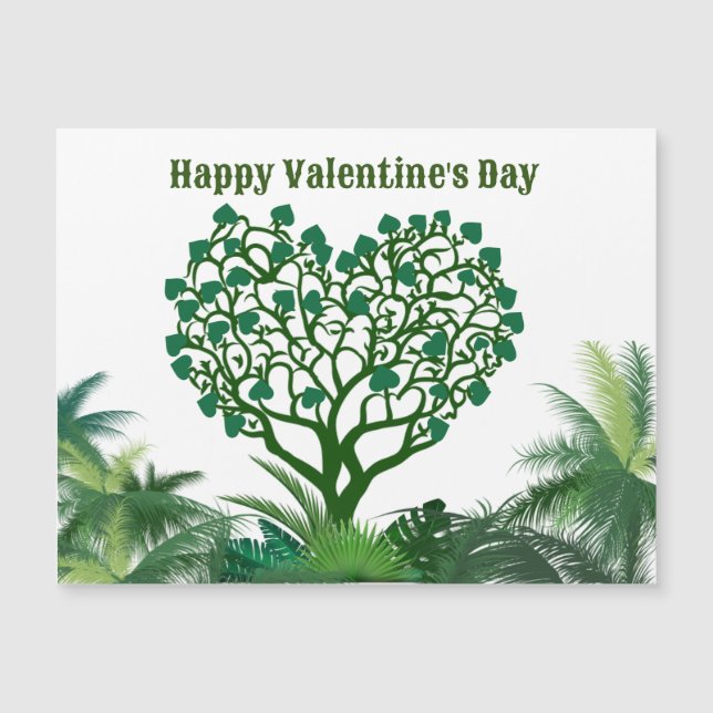 Carte Heureuse Sainte-Valentin pour elle (Devant)