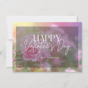 Carte Heureuse Sainte-Valentin Sunshine and Pink R