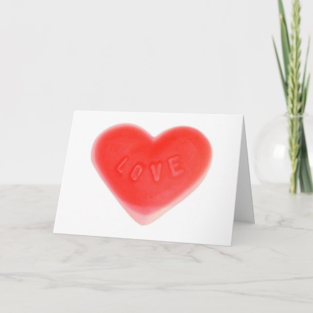 Carte "Heureuse Sainte-Valentin" Sweet Heart (Devant)
