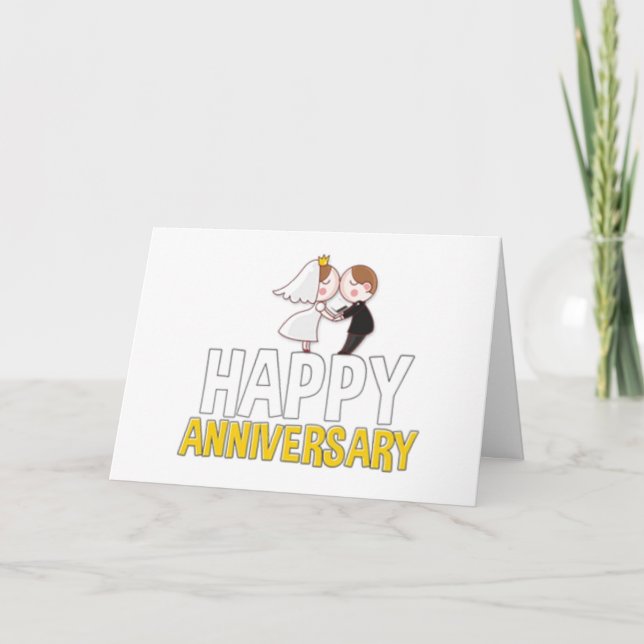 Carte HEUREUX "1er ANNIVERSAIRE** et PROFITEZ! ! ! (Devant)