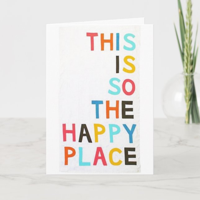 CARTE HEUREUX **ANNIVERSAIRE** À L'AMOUR DE MA VIE (Devant)