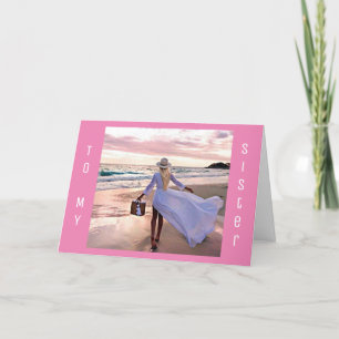 CARTE HEUREUX ANNIVERSAIRE À UNE ***CARTE DE SOEUR SPÉCI