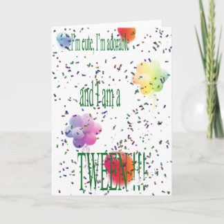 Carte heureux anniversaire entre