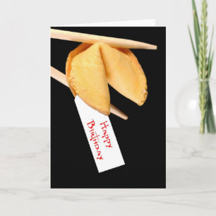 Carte Heureux Anniversaire Fortune Cookie