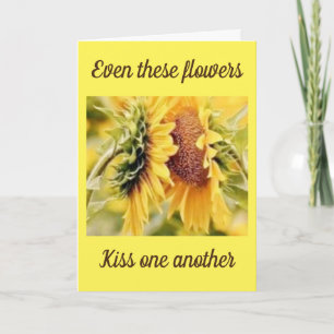 CARTE HEUREUX **^ANNIVERSAIRE*** NOUS VOULONS KISS