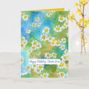 Carte Heureux Anniversaire Tante Bénédiction À Vous Nom