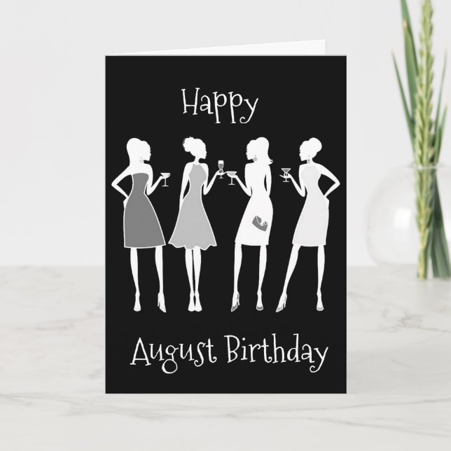 CARTE HEUREUX ***AOÛT ANNIVERSAIRE**** À VOUS! (Devant)