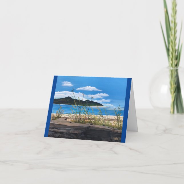 Carte Heureux. Camp Hideaway à Netarts Bay (Devant)