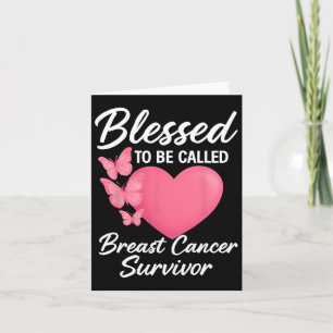Carte Heureux D'Être Appelé Cancer Du Sein Survivant Pin