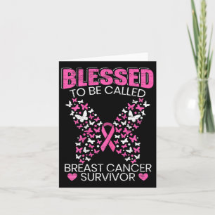 Carte Heureux D'Être Appelé Cancer Du Sein Survivant Pin