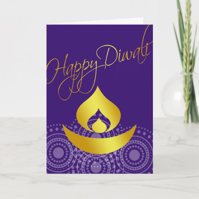 Carte Heureux Diwali (Devant)