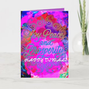 CARTE HEUREUX DIWALI