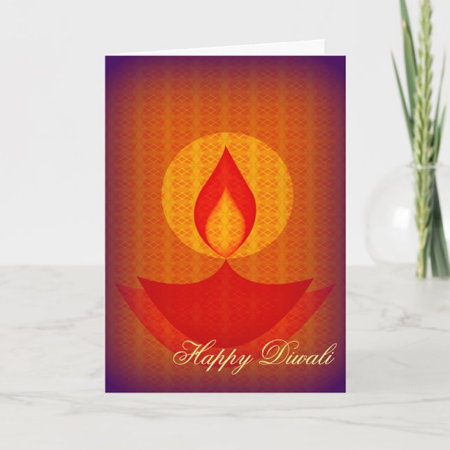 Carte Heureux Diwali (Devant)