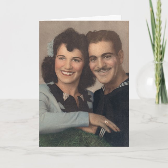 Carte Heureux Fiançailles (Devant)