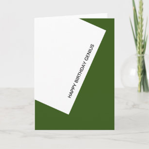 Carte heureux génie d'anniversaire