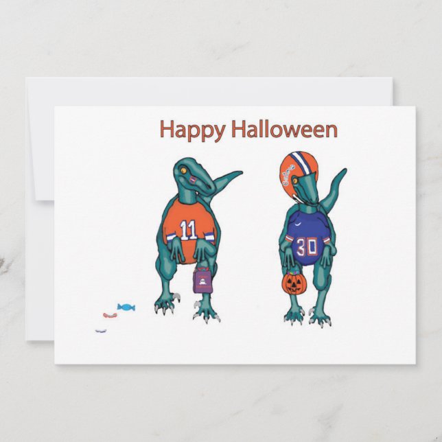 Carte heureux halloween (Devant)