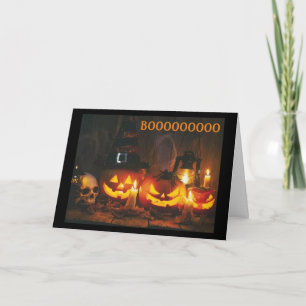 CARTE *HEUREUX HALLOWEEN & BOO TO YOU** CARD