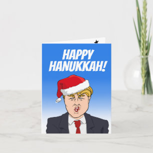 Carte Heureux Hanoukka de Donald Trump
