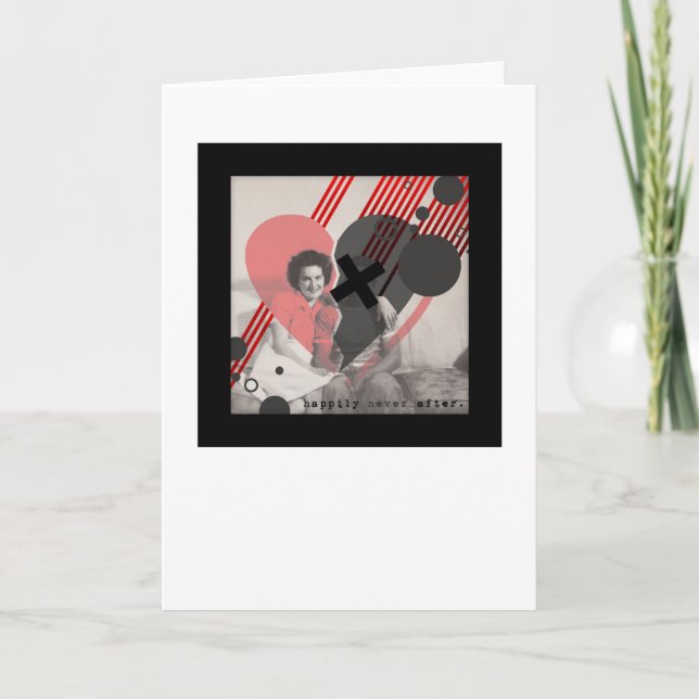 Carte heureux jamais après (Devant)