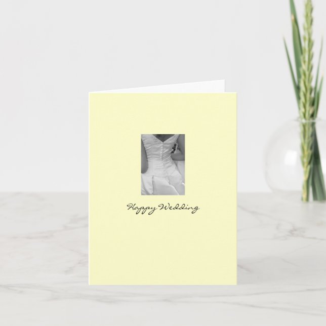 Carte Heureux Mariage (Devant)