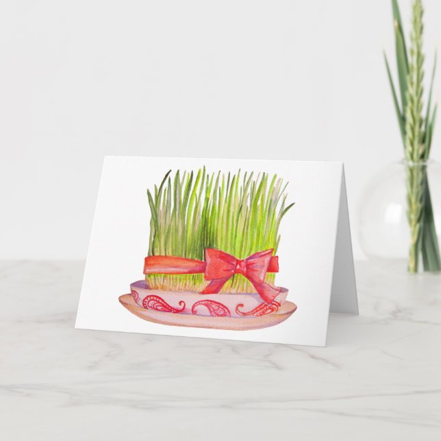 Carte Heureux Norooz Sabzeh (Devant)