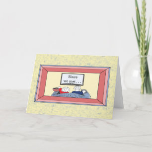 Carte Heureux nous avons rencontré - l'anniversaire