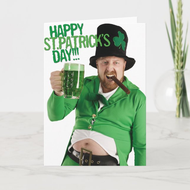 Carte heureux saint patrick ! (Devant)
