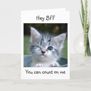 CARTE HEY BFF JE NE DIRAI PAS VOTRE ANNIVERSAIRE HEUREUX