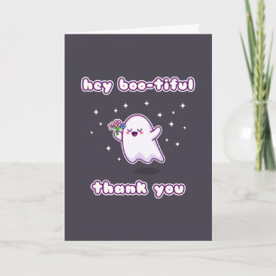 Carte Hey Boo-tiful Merci Pun Card