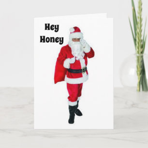 CARTE HEY HONEY VEUT ME RENCONTRER SOUS LE MISTLETOE ?