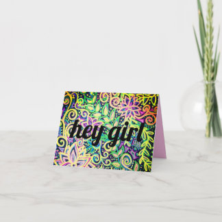 Carte Hey, ma fille, hé