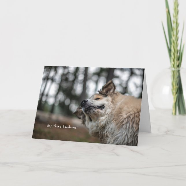 Carte Hey there handsome!  card (Devant)