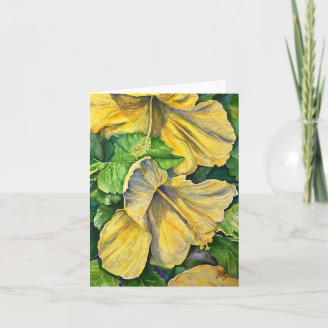 Carte Hibiscus (Devant)
