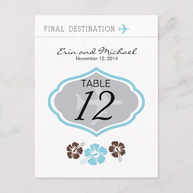 Carte Hibiscus (Devant)