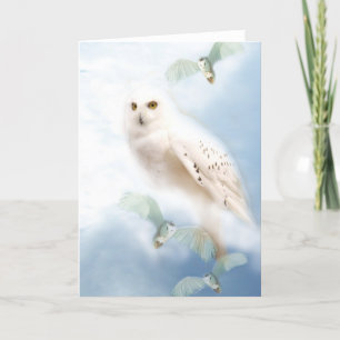 Carte Hibou des neiges