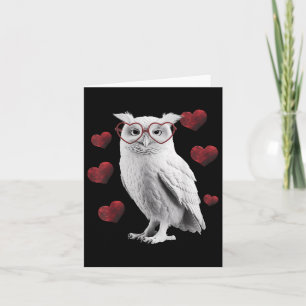 Carte Hibou Valentines Jour Amour Coeur Romantique Oisea