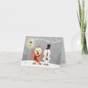 Carte Hiboux qui chantent