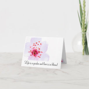 Carte high-key-sakura-florssom-800, Vie est un jardin a.