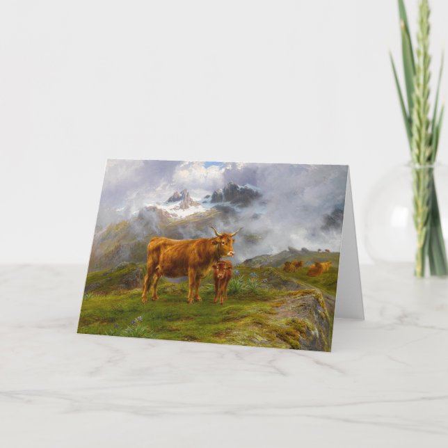 Carte Highland Cattle | Rosa Bonheur (Devant)