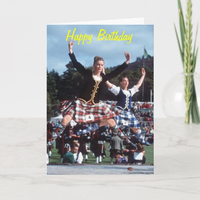 Carte Highland Dancing (Devant)