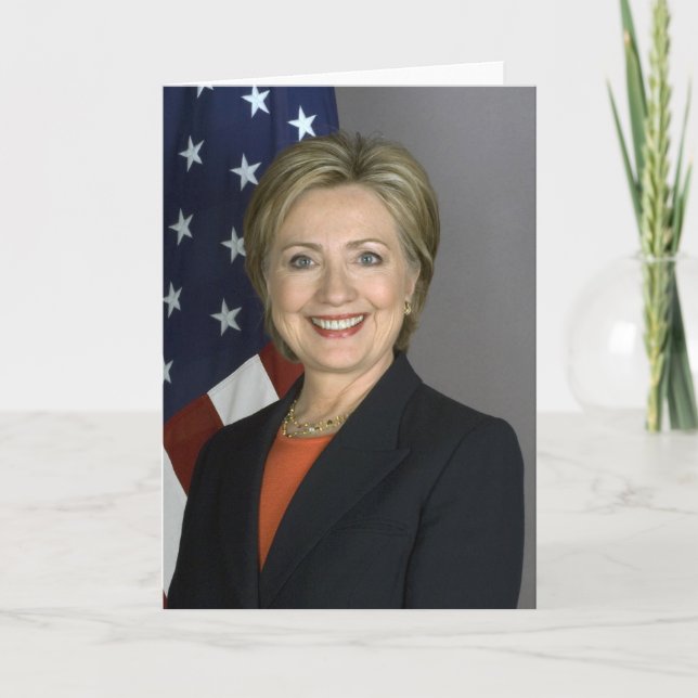 Carte Hillary Clinton (Devant)
