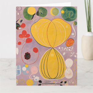 Carte Hilma Af Klint, La Dix Plus Grande No7, Art Abstra
