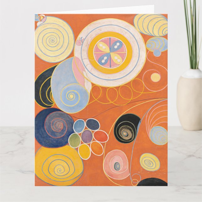 Carte Hilma Af Klint, Le Dix Plus Grand No3, Art Abstrai (Devant)